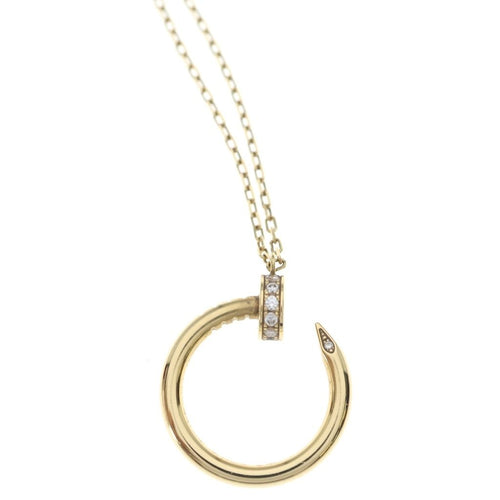 Cartier Necklace 1P Ag750/Yg 6.2G
