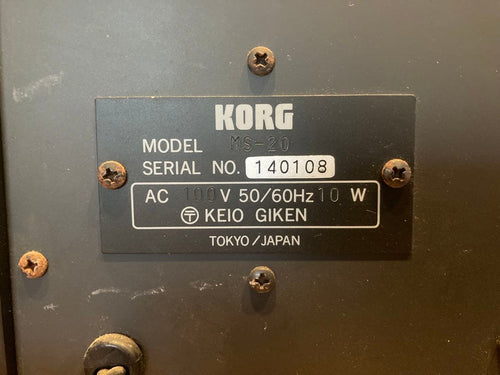 Korg Keyboard Instrument Ms-20 Vintage
