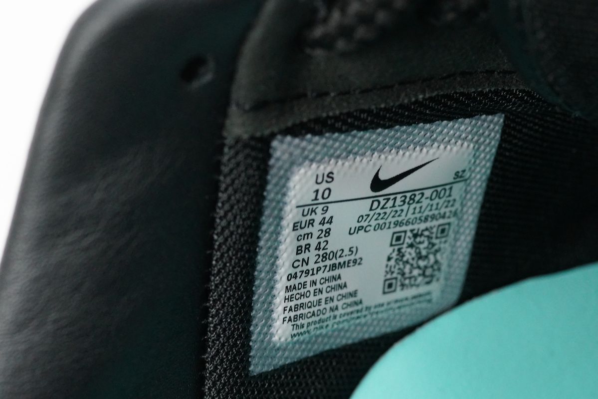 Nike Sneakers Tiffany Co. Air Force 1 Low 1837 Dz1382-001