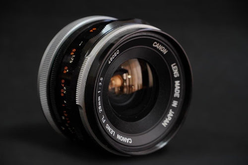 Canon Lens (Single Focus) Fl F/3.5 Sn:48050
