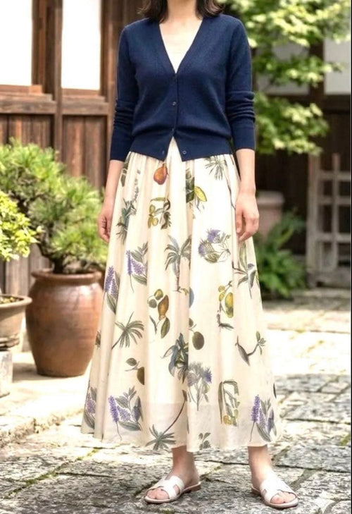 Caban Flare Skirt