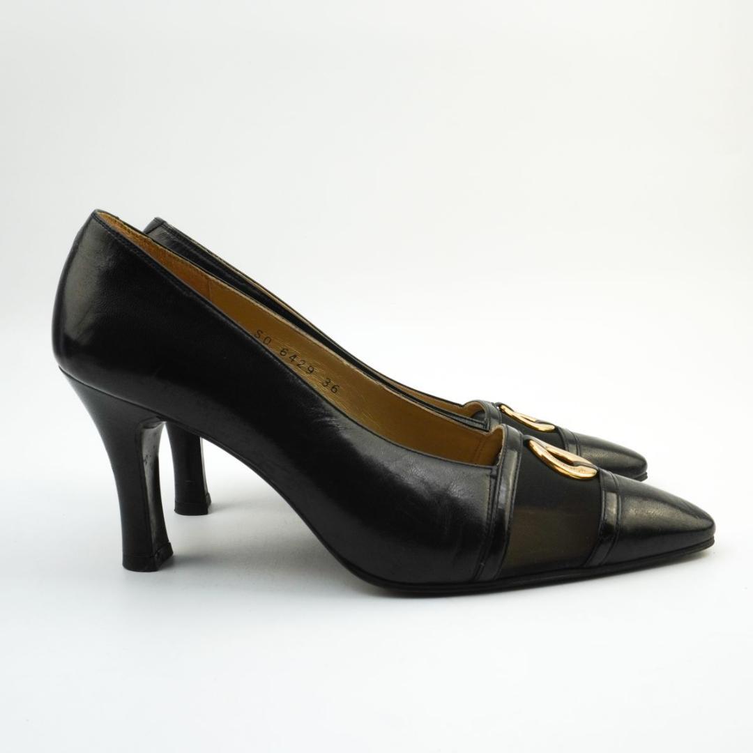 Yves Saint Laurent High Heels Pumps 6429 36 23.0 /Md72