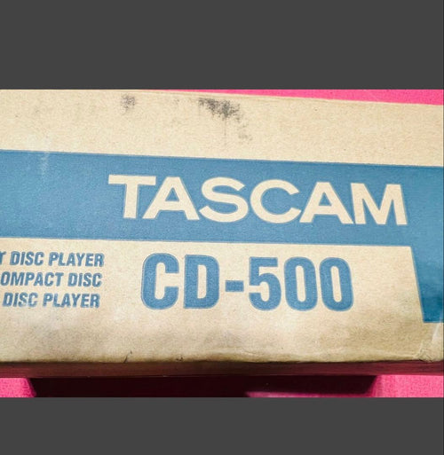 Cd Sacd Players Tascam Cd-500
