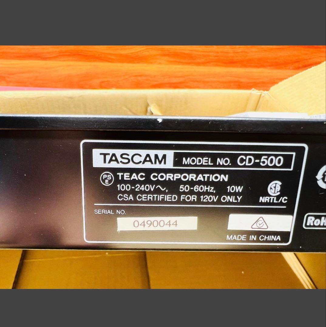 Cd Sacd Players Tascam Cd-500