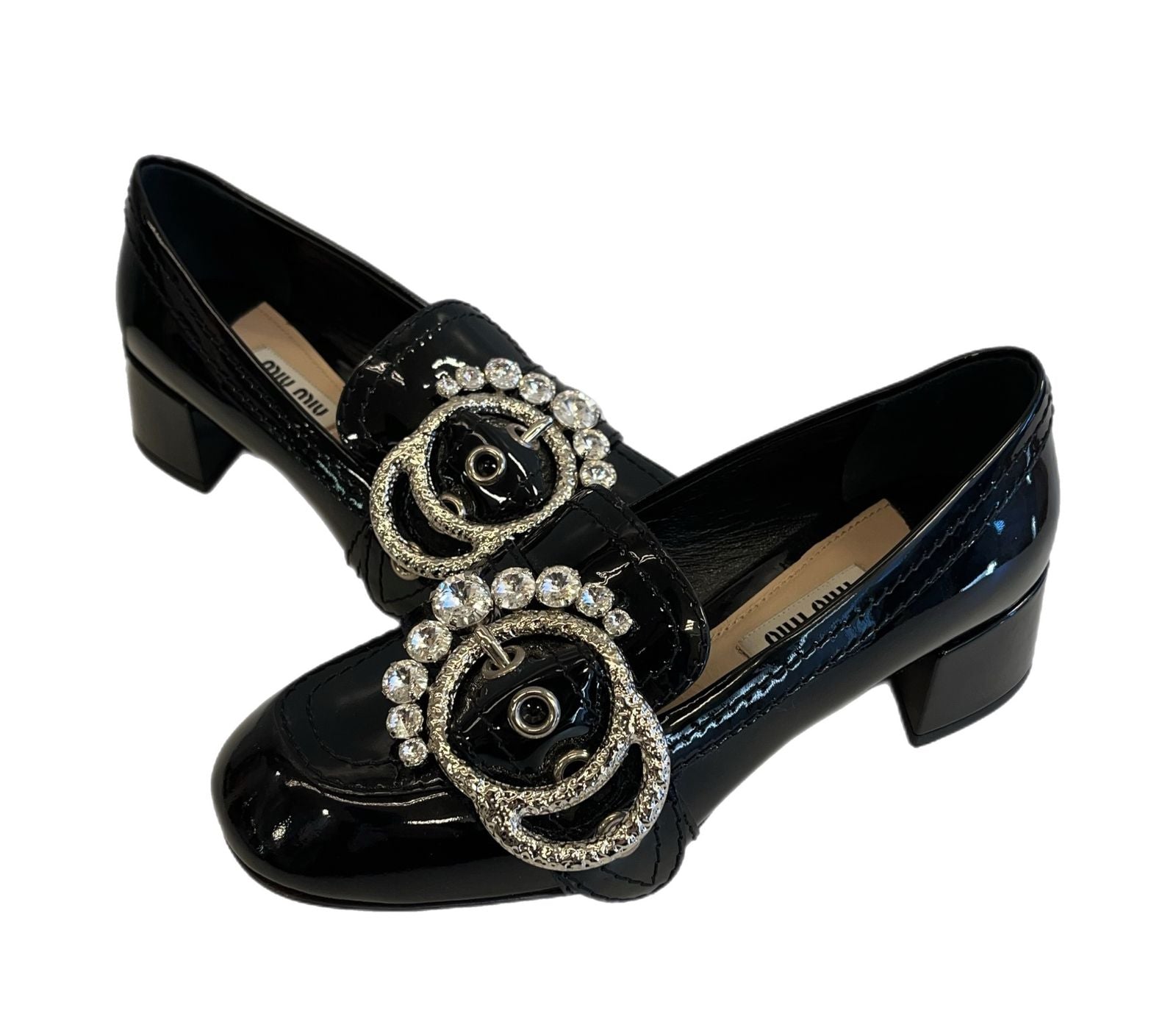 Miu High Heel Pumps 34 1/2( 21.5Cm) 101Sh-2445