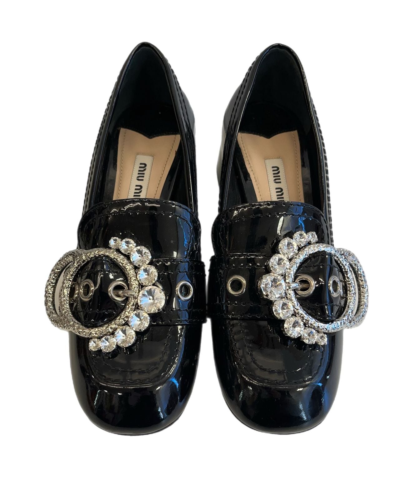 Miu High Heel Pumps 34 1/2( 21.5Cm) 101Sh-2445
