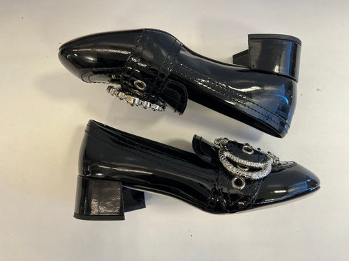 Miu High Heel Pumps 34 1/2( 21.5Cm) 101Sh-2445