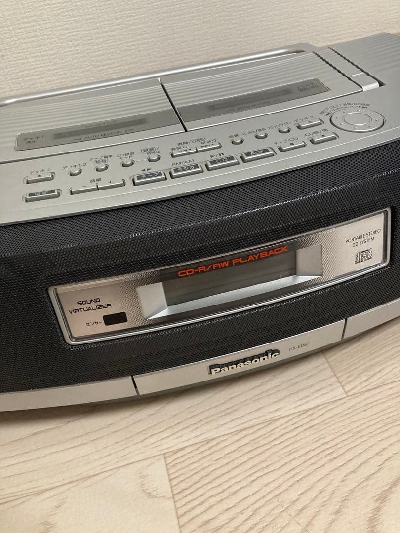Panasonic Cd, Md Cassette Decks Rx-Ed57
