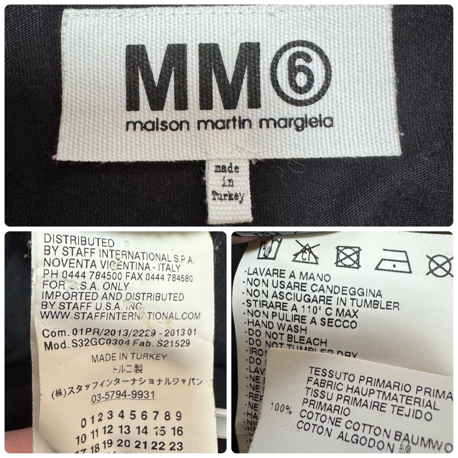 Short Sleeve (T -Shirt) Mm6 Maison Margiela 6 100% J1