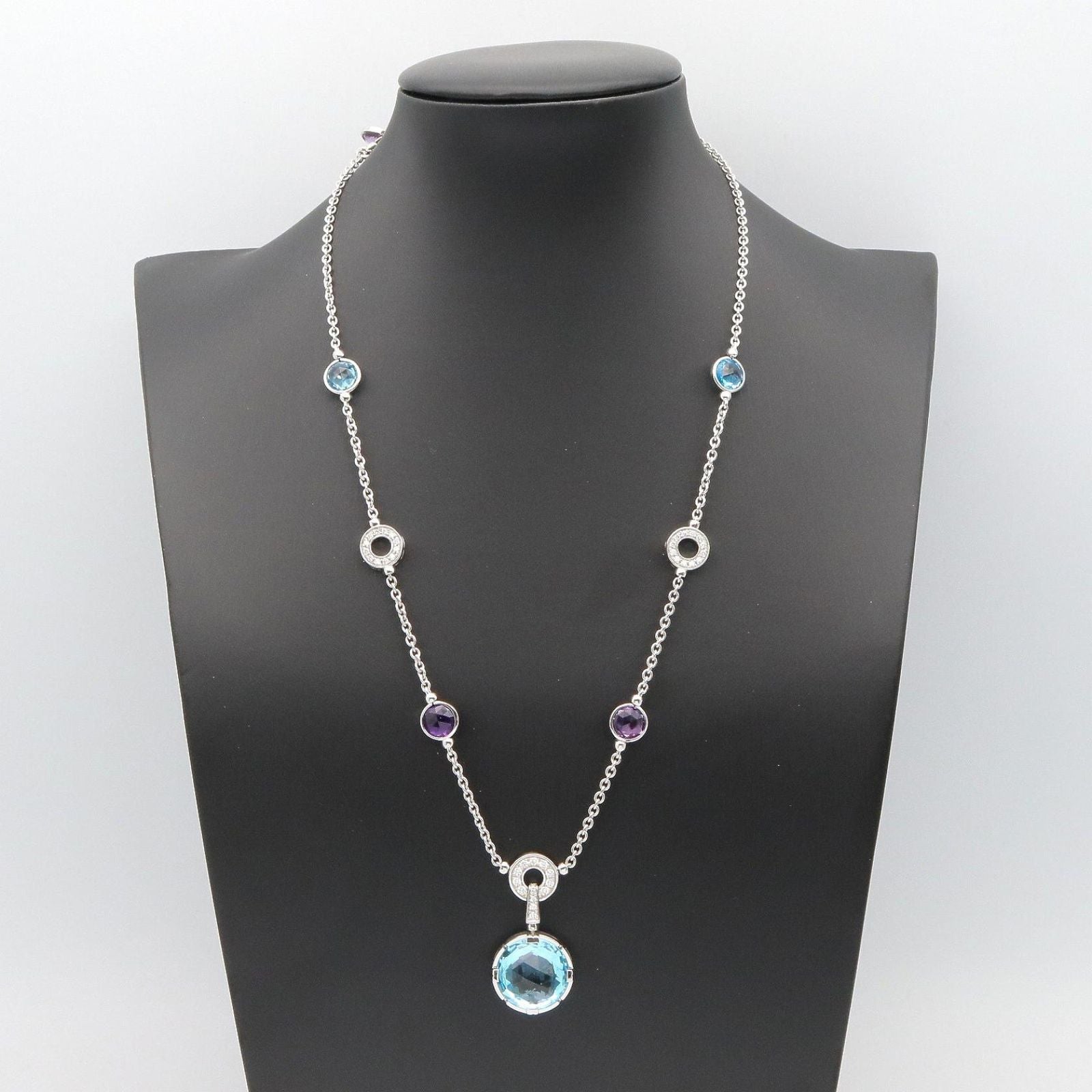 Bvlgari Necklace 38.5/45 K18Wg
