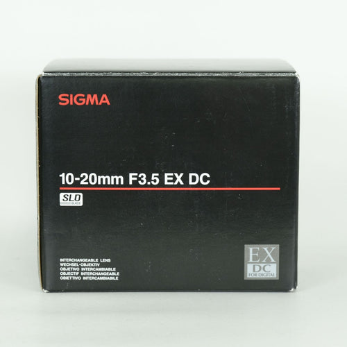 Sigma Lens (Zoom) 10-20Mm F3.5 Ex Dc Hsm( K