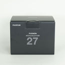 Fujifilm Lens (Single Focus) Xf27Mmf2.8 R Wr X