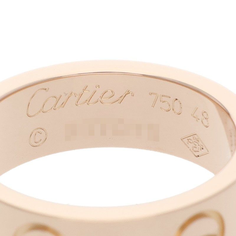 Cartier Ring Love K18Pg 48/8