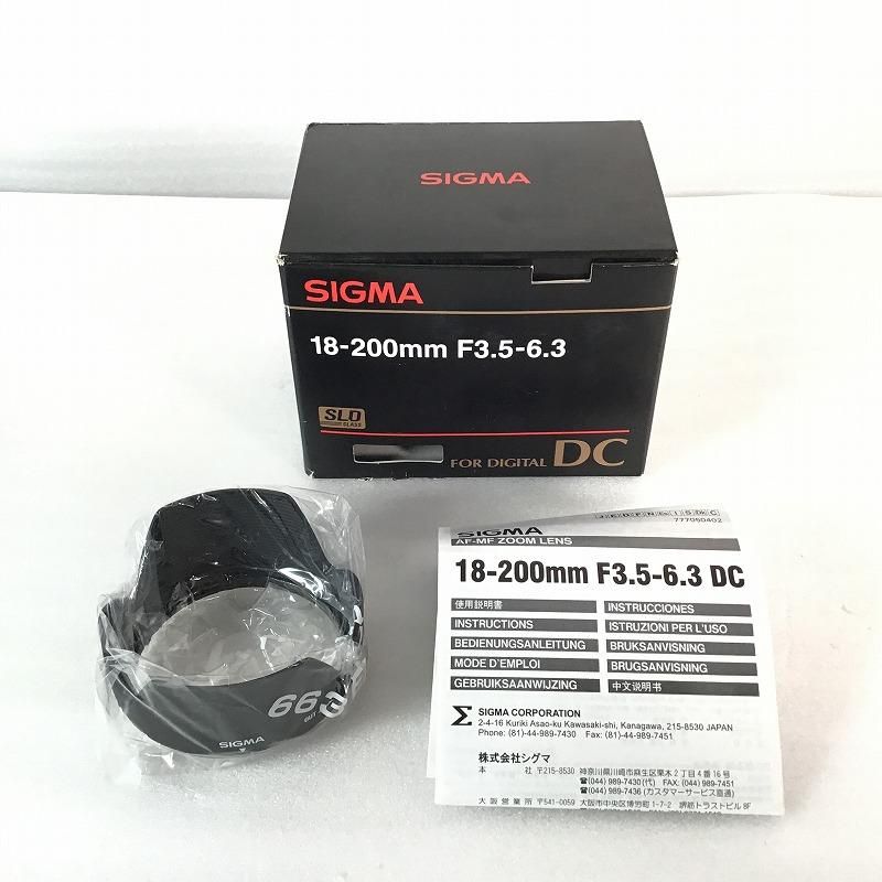 Sigma Others 18-200Mm F3.5-6.3 Dc