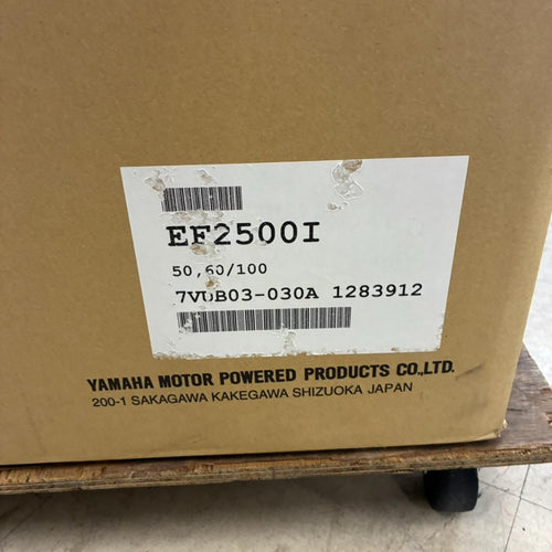 Generators Portable Power Supplies K Yamaha Ef2500I 2.5Kva 9L