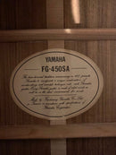Yamaha Acoustic Guitars Fg-450Sa