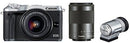 Digital Slr Canon Eos M6 Evf Ef-M15-45Mm/Ef-M55-200Mm Eosm6Sl-Wzevfk