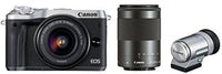Digital Slr Canon Eos M6 Evf Ef-M15-45Mm/Ef-M55-200Mm Eosm6Sl-Wzevfk