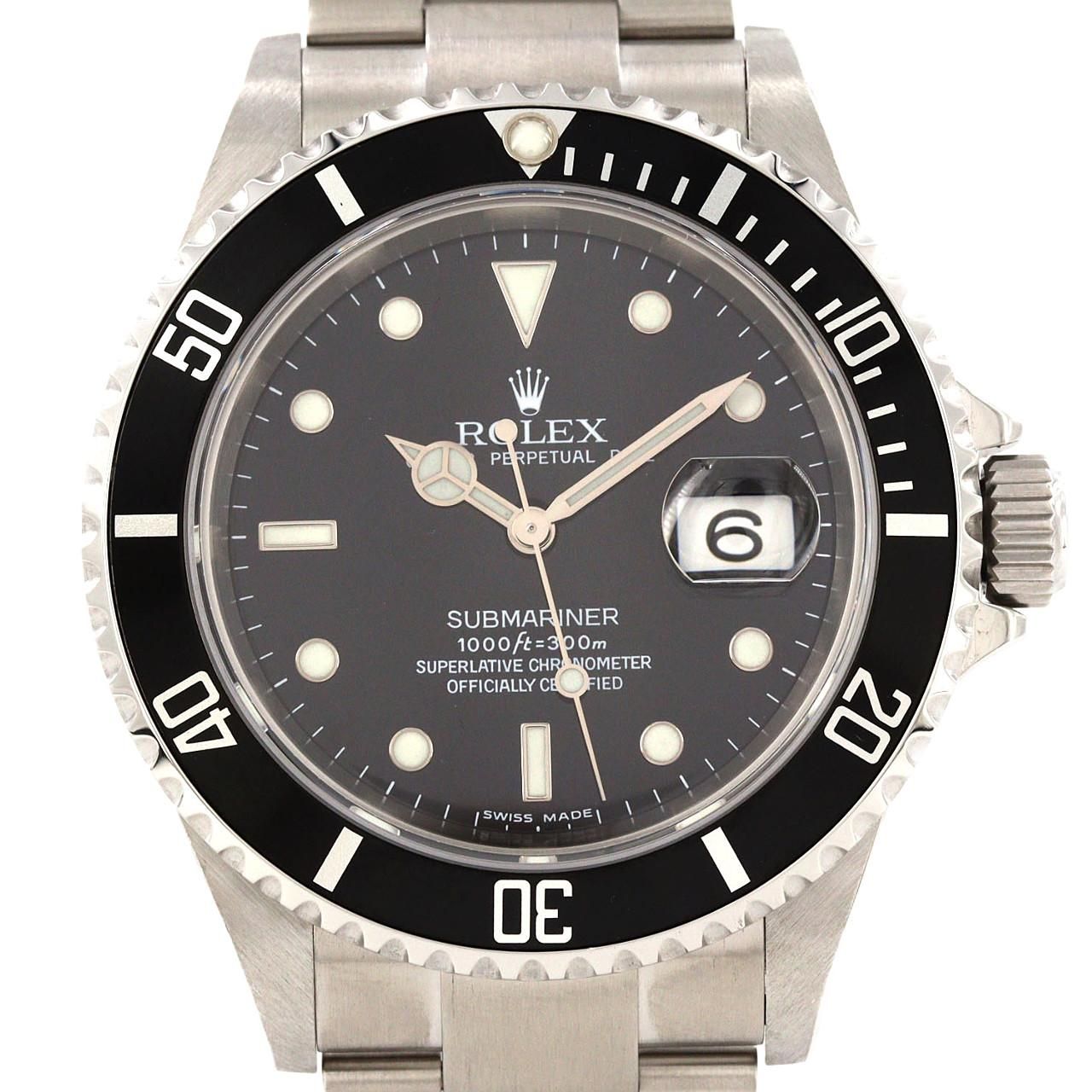 Rolex Automatic Winding Clock 16610 Ss Z