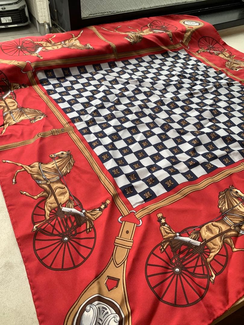 Celine Bandana Scarf 100%
