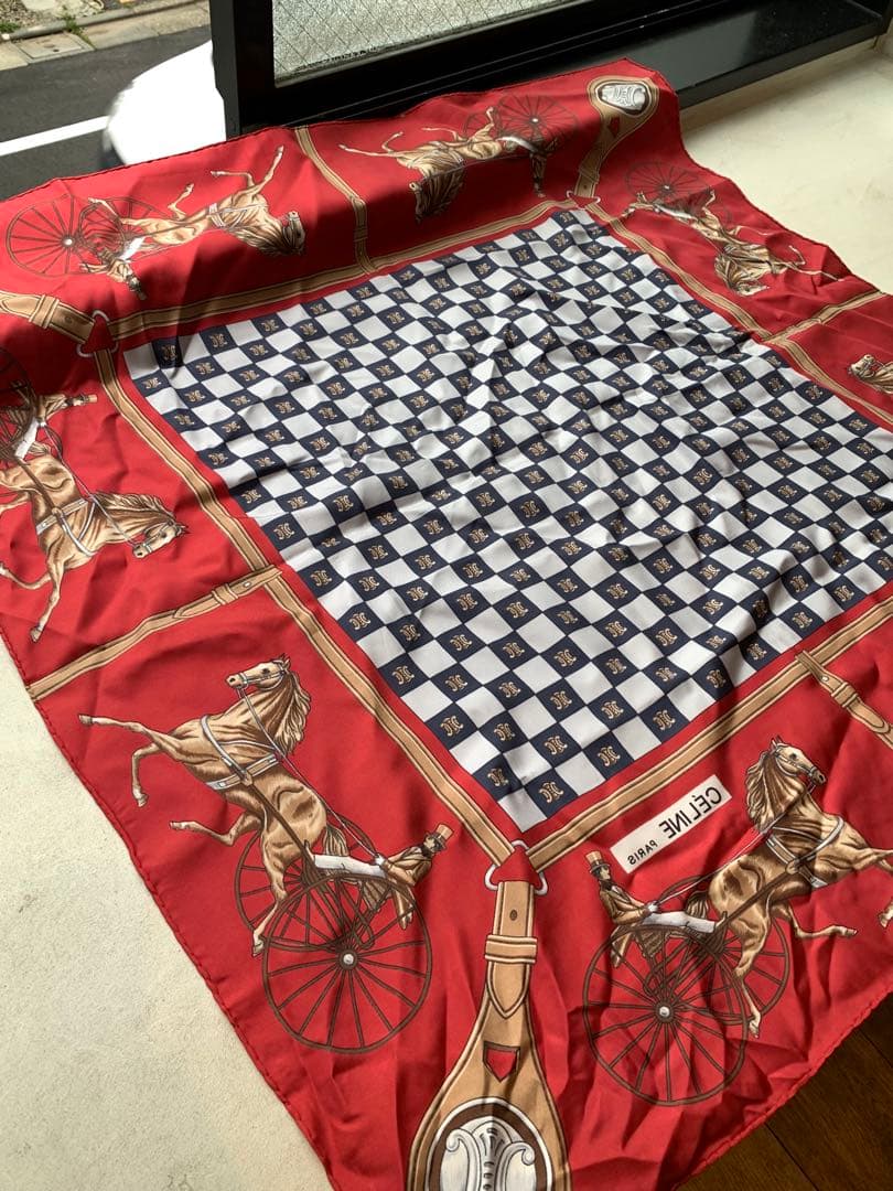 Celine Bandana Scarf 100%