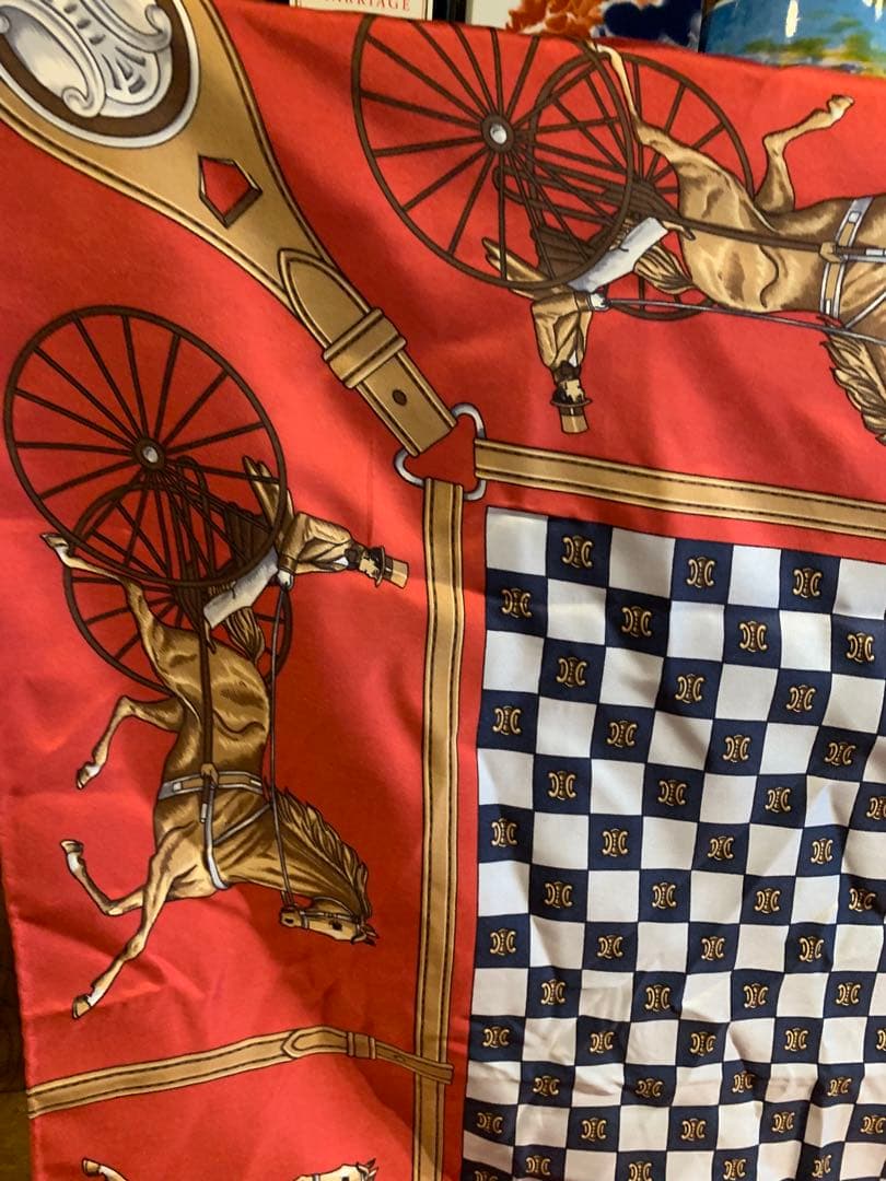 Celine Bandana Scarf 100%