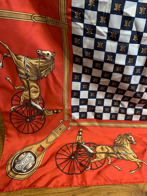 Celine Bandana Scarf 100%