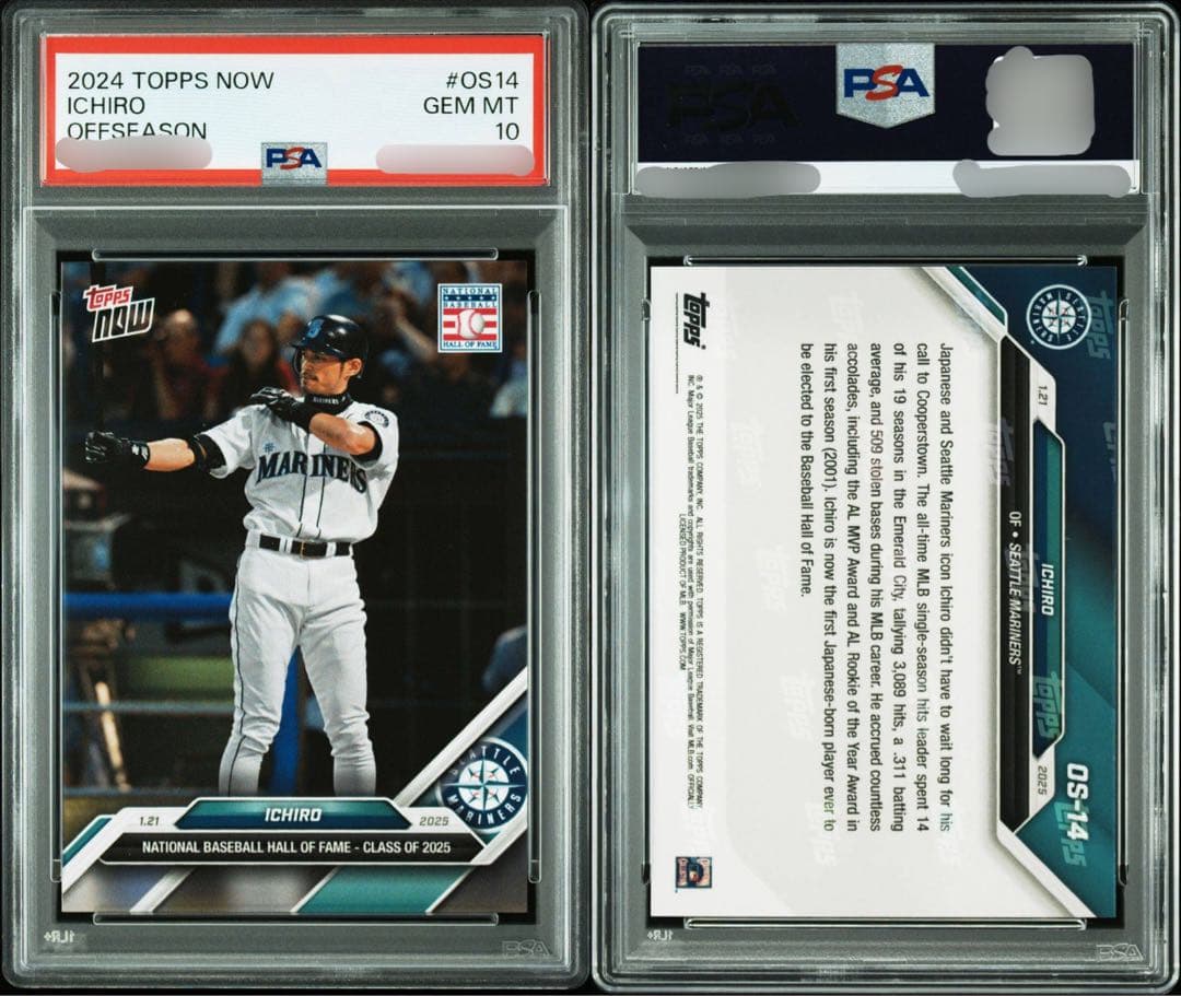 Mlb Psa10 2024 Topps Now Ichiro Os14