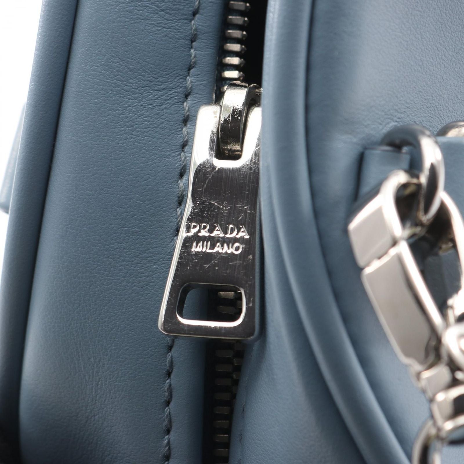 Prada Handbag Soft Calf 1Bb071 2Way Used A