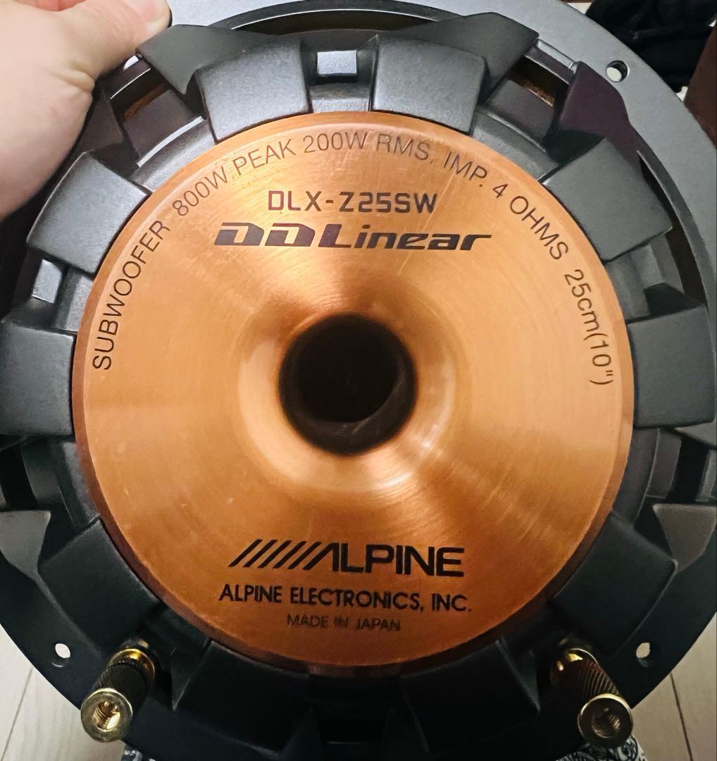Alpine Woofers Dd Linear Dlx-Z25Sw