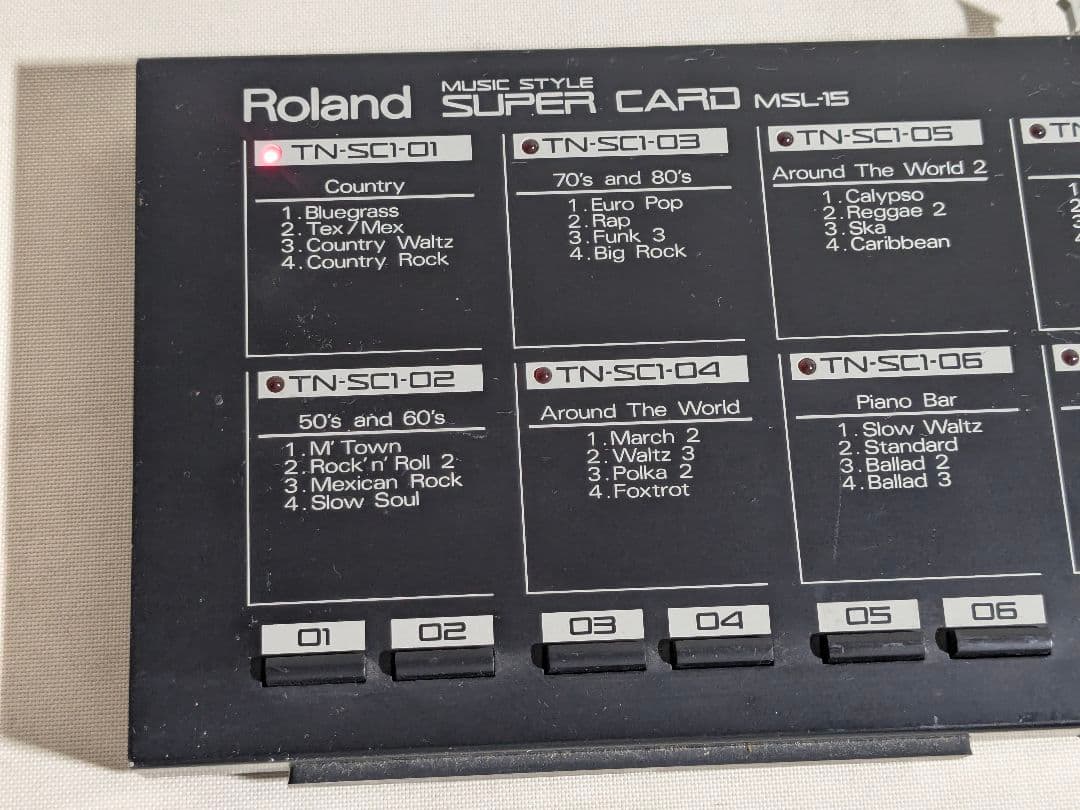 Roland Other Msl-15 Super Card