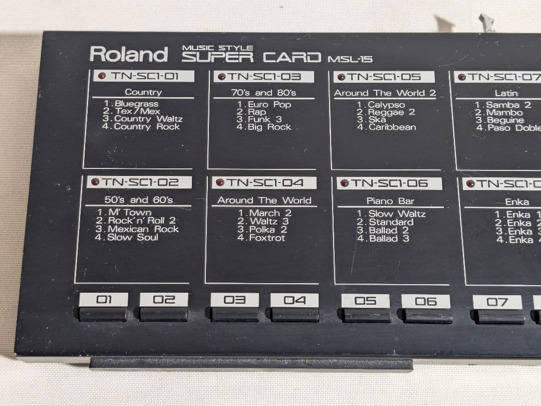 Roland Other Msl-15 Super Card