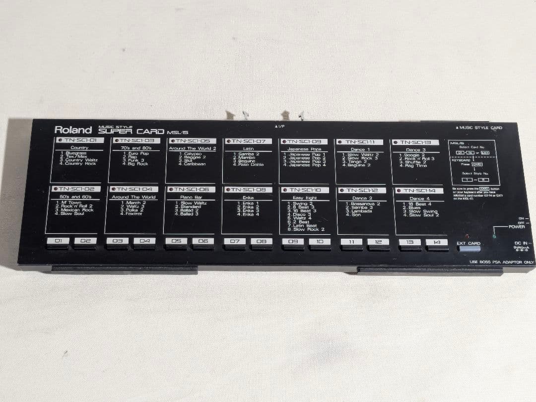 Roland Other Msl-15 Super Card