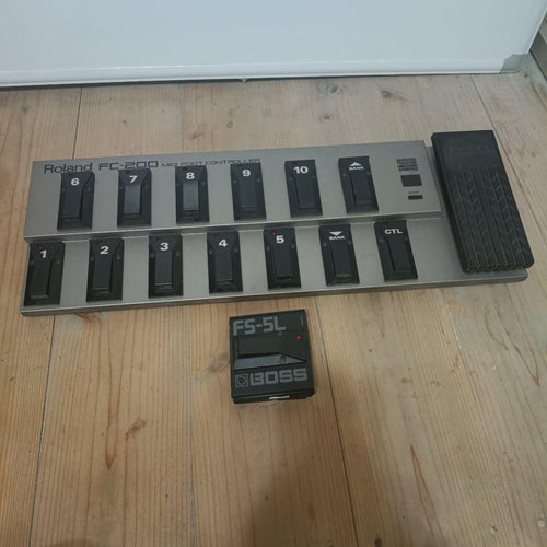 Roland Effects Boards Fc-200 Midi Boss Fs-5L