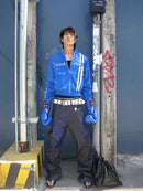 Other Archive Blue Star Script Stacked Denim
