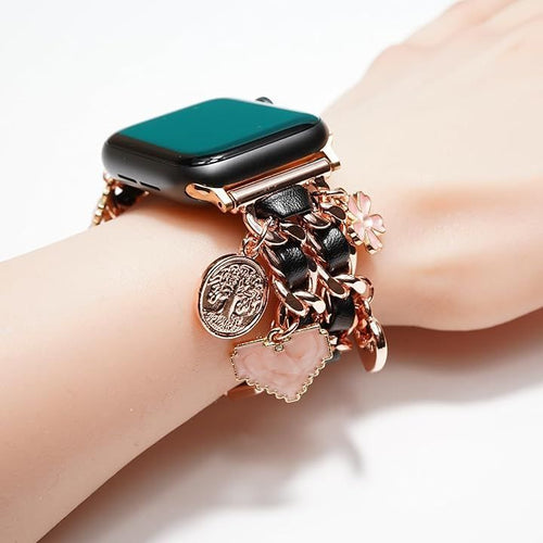 Band Belt Royce&Roland Apple Watch Series (Rosegold/Black, 46Mm) Black