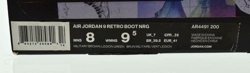 Air Jordan Sneakers Nike 9 Boot "Beef And Broccoli"(2018) Ar4491-200 103S-1151
