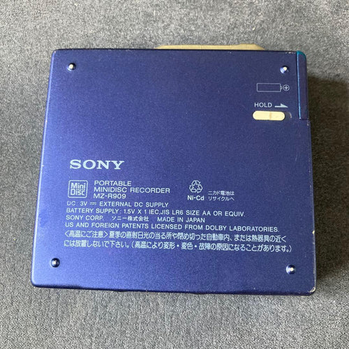 Sony Portable Md Players Mz-R909