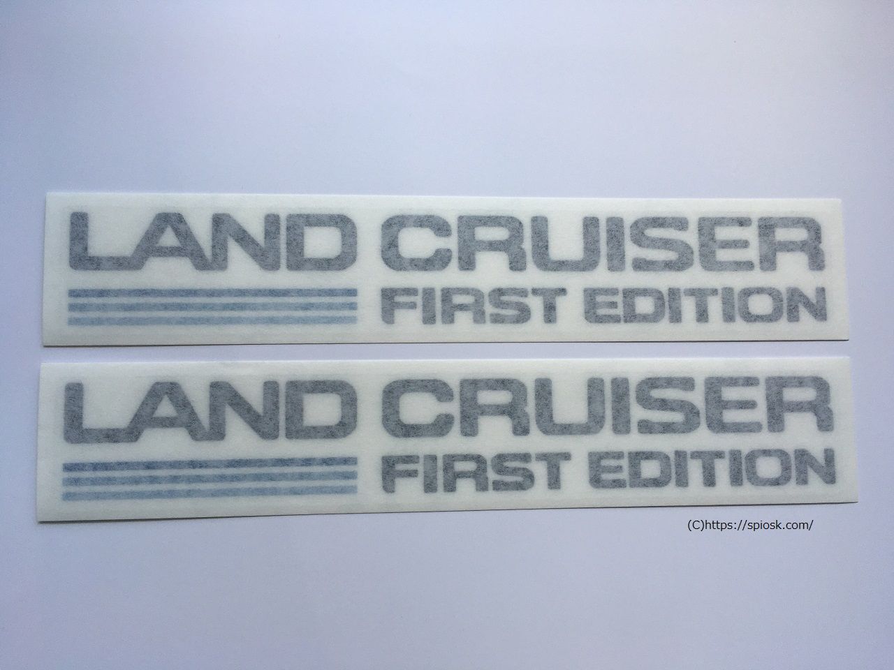 Toyota Sticker Decal 250 Landcruiser250 Landcruiser First Edition Bondiblue