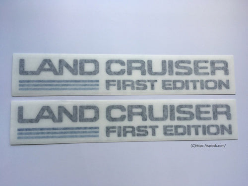 Toyota Sticker Decal 250 Landcruiser250 Landcruiser First Edition Bondiblue