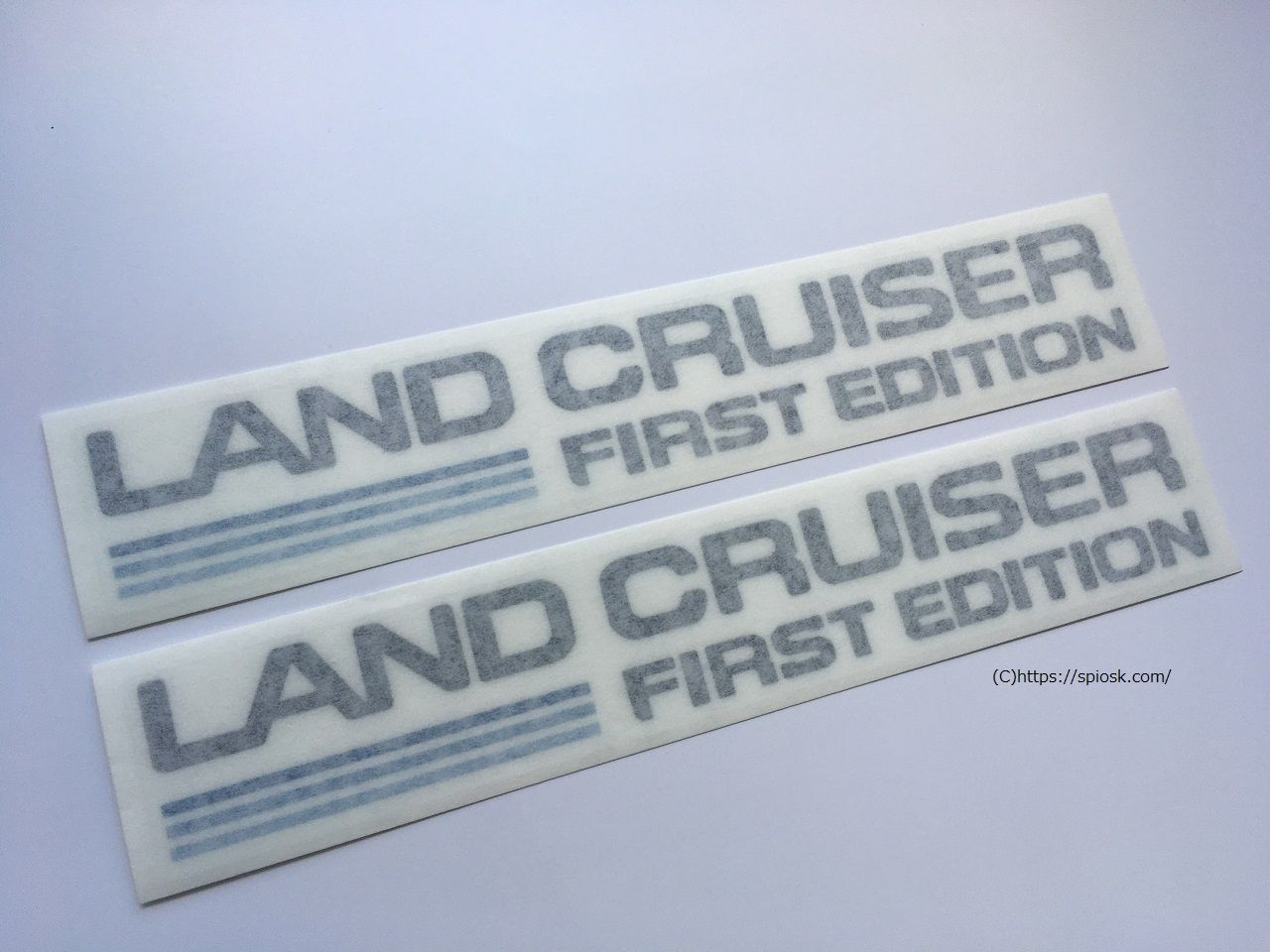 Toyota Sticker Decal 250 Landcruiser250 Landcruiser First Edition Bondiblue
