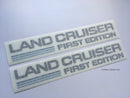 Toyota Sticker Decal 250 Landcruiser250 Landcruiser First Edition Bondiblue
