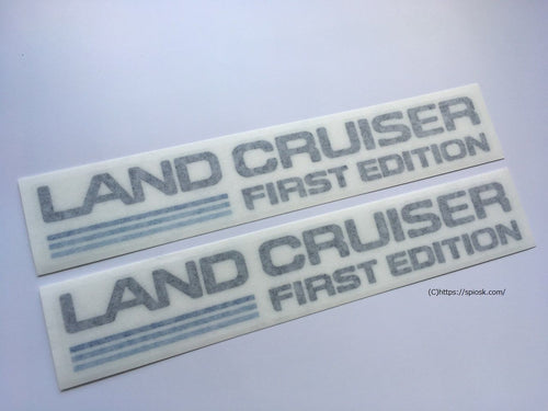 Toyota Sticker Decal 250 Landcruiser250 Landcruiser First Edition Bondiblue