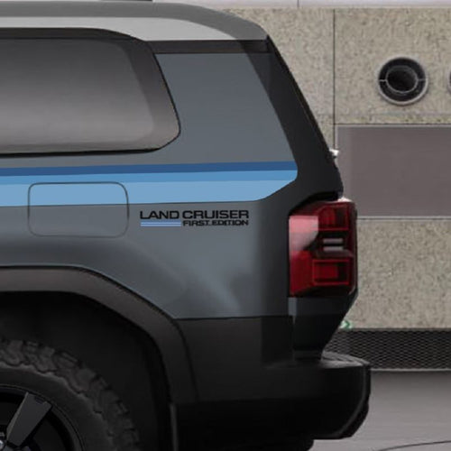 Toyota Sticker Decal 250 Landcruiser250 Landcruiser First Edition Bondiblue