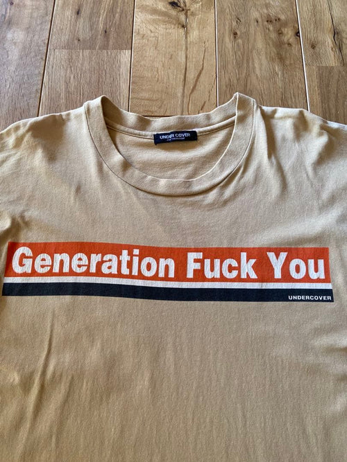 Undercover T-Shirts 90 Generation Fuck You