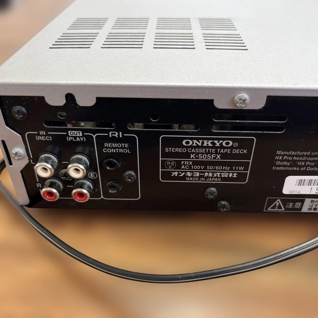 Onkyo Cd, Md Cassette Decks K-505Fx