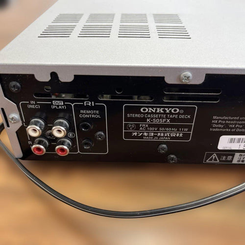 Onkyo Cd, Md Cassette Decks K-505Fx