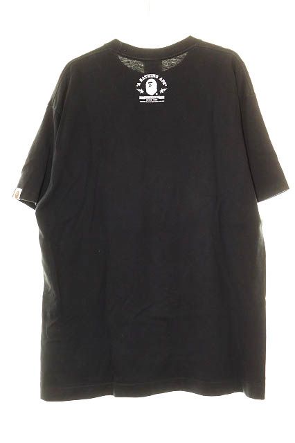 A Bathing Ape T -Shirt Milo On Head Tee Black L 260624