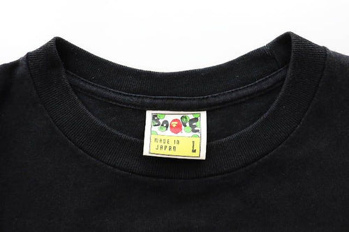 A Bathing Ape T -Shirt Milo On Head Tee Black L 260624