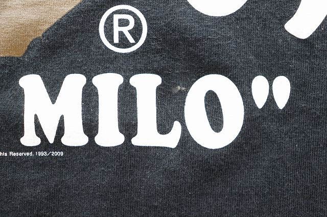 A Bathing Ape T -Shirt Milo On Head Tee Black L 260624
